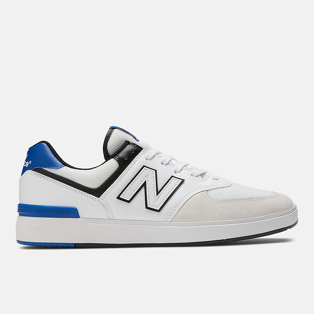 New Balance CT574 Shoes White with Royal